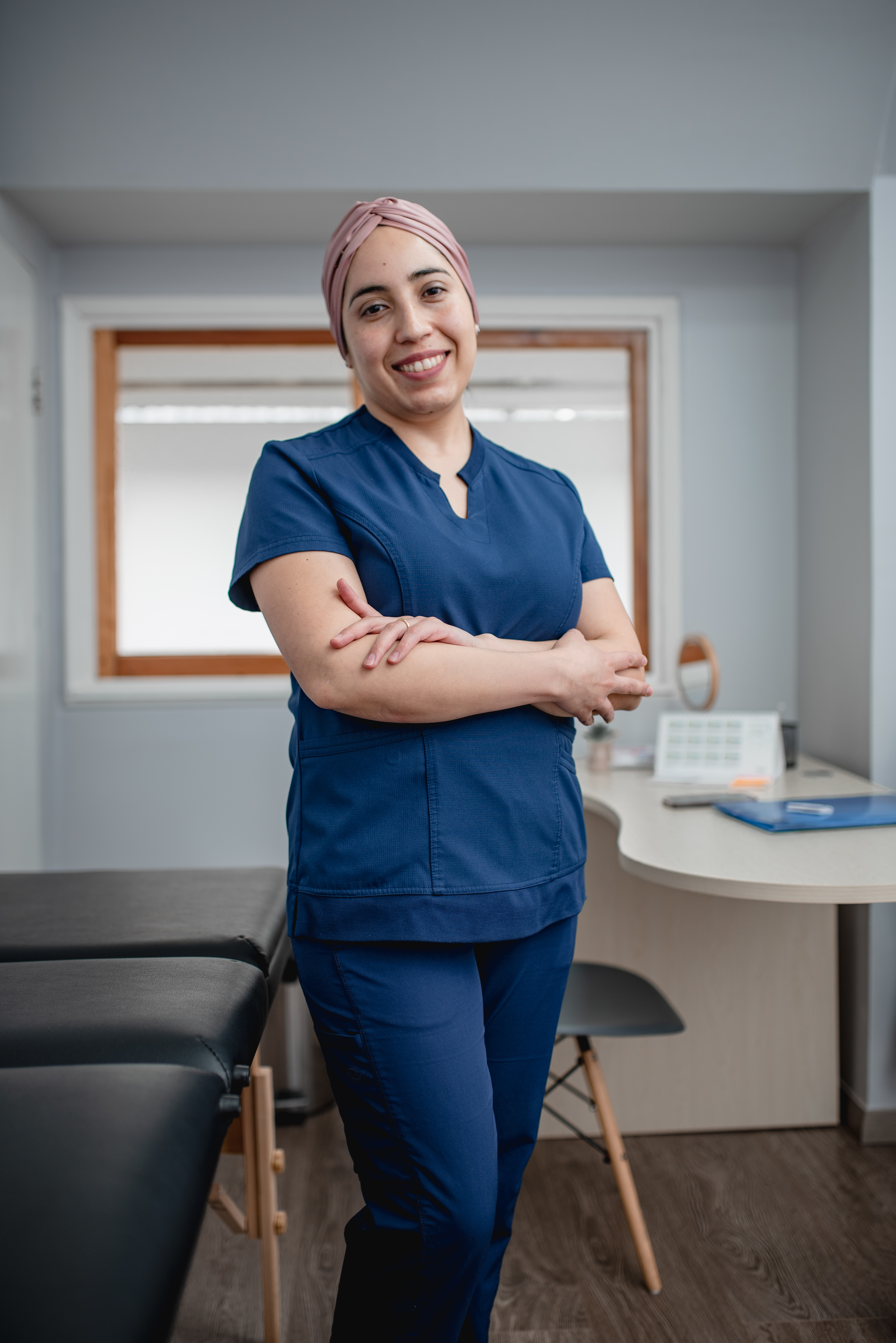 Profesional de la Salud en Blue Skin